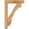 Ekena Millwork Imperial Craftsman Rough Sawn Bracket w/ Offset Brace, Western Red Cedar, 6"W x 26"D x 38"H BKT0604X26X38IMP04RWR - alternate 2